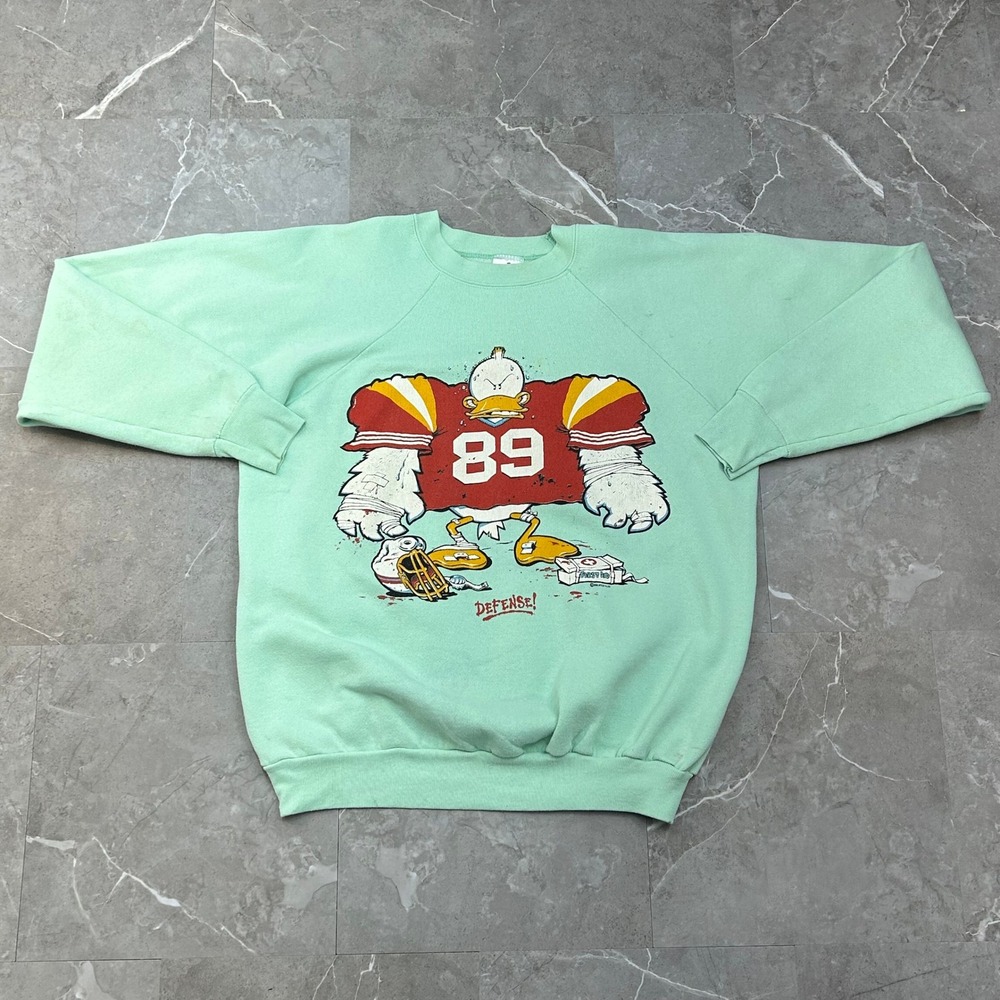 90s Vintage Kansas City Chiefs Sweatshirt Mens XL Pullover Crewneck Defense NFL